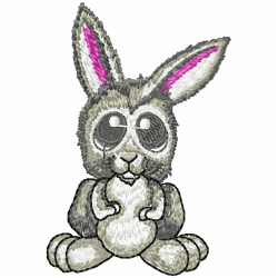 Rabbits Embroidery Design 11 Rabbits Embroidery Design 11